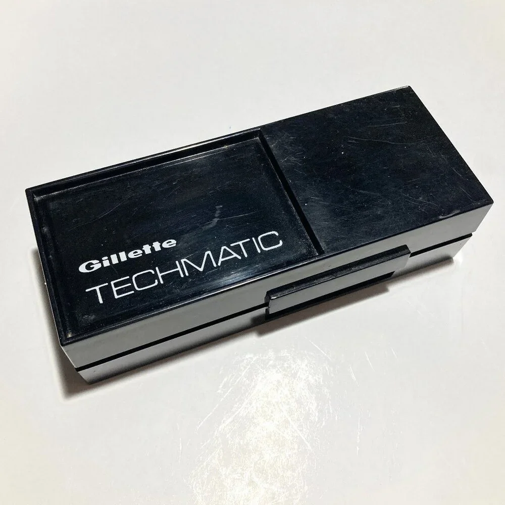 Vintage Gillette Techmatic Razor with Travel Case, 1965